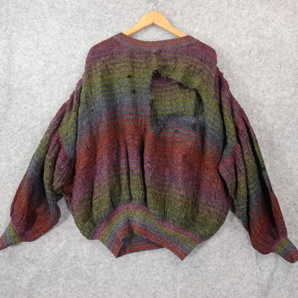 80s‎ Vintage Oversize MISSONI Mohair Sweater Distressed Thrashed NEIMAN MARCUS - Picture 1 of 16